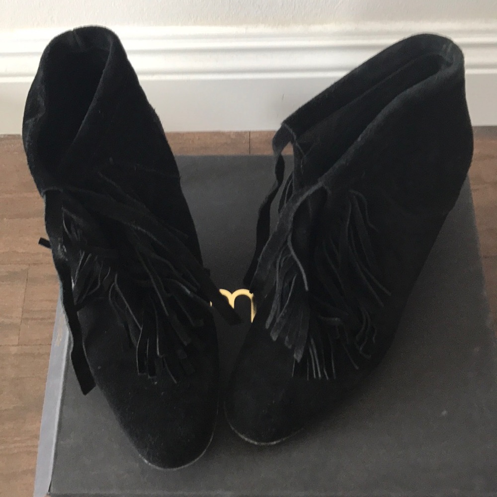 Maje black booties